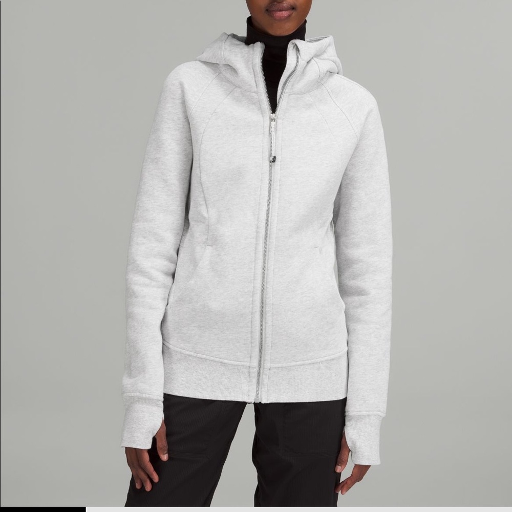 NWOT Lululemon Scuba Full Zip Grey size 4